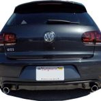 Volkswagen Golf 6 Uyumlu 2009-2012)Gtı Arka Tampon Eki - Difüzör (plastik)