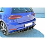 Volkswagen Golf 7.5 R Arka Tampon Splitteri Parlak Siyah