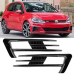 VOLKSWAGEN GOLF 7 GTI MODEL SİS FARI ÇERÇEVE KAPLAMA PIANO BLACK