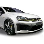 Volkswagen Golf 7 İcin (2012-2016) R400 On Tampon Alti Lip (Plastik)