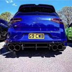 Volkswagen Golf 7 R Arka Tampon Splitteri Mat Siyah Uyumlu