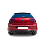Volkswagen Golf 7,5 (2017-2019) Ps Style Arka Tampon - Difüzör (plastik)