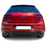 Volkswagen Golf 7,5 2017-2019 Ps Uyumlu Style Arka Tampon - Difüzör Plastik