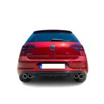 Volkswagen Golf 7,5 İcin (2017-2019) Ps Style Arka Tampon - Difuzor (Plastik)