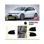 Volkswagen Golf 8 Yarasa Batman Ayna Kapağı 2020 üzeri Parlak Siyah