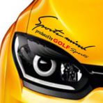 Volkswagen Golf Mind Far Üstü Oto Sticker Kaput