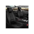 Volkswagen Golf Mk 3 1991-1998 Uyumlu Lüx Deri Oto Koltuk Kılıfı Ön Arka Takım Set Antalya TAM SİYAH