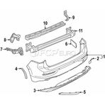 Volkswagen Golf Vııı Arka Tampon Braketi Alt Sağ 2020- (Oem No: 5H6807394D)