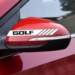 Volkswagen Golf Yan Aynalar Selefon Kaplama Sticker Seti (551128733)