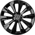 Volkswagen Jetta 16 Inç Jant Kapağı Amblemli Piano Black 4'lü Set 214