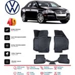 Volkswagen Jetta 2005-2010 4.5d Premium Havuzlu Siyah Paspas Takımı Kokusuz