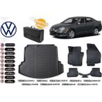 Volkswagen Jetta 2005 Model Bagaj Havuzu+4d Araca Özel Havuzlu Paspas Takımıı Rice - Siyah