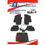 Volkswagen Jetta Cepsiz 2011 ve Sonrası Paspas ve Bagaj Havuzu