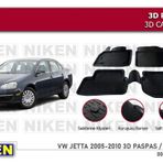 Volkswagen Jetta Havuzlu 3d Paspas Niken Siyah 2004-2010 Arası