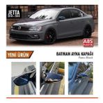 Volkswagen Jetta Mk6 için (2011-2018) Batman Yarasa Ayna Kapağı (Parlak Siyah)