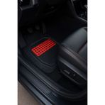 Volkswagen Jetta Sedan 2018 Uyumlu Havuzlu Ünıversal Pro Lıne Oto Paspas Siyah - Kırmızı