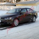 Volkswagen Jetta Tk 2011 Üzeri Paslanmaz Çelik 6 Parça Krom Cam Çıtası