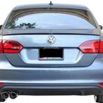 Volkswagen Jetta Uyumlu (2010-2014) Gli Arka Tampon Eki - Difüzör (Plastik)