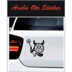 Volkswagen Logo Sticker Şeytan Logo