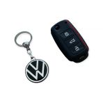 Volkswagen Logolu Cıft Taraflı Damla Anahtarlık Ve Sılıkon Anahtar Kılıf (Takım)