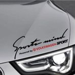 Volkswagen Mind Kaput Üzerinde Araba Sticker Yapıştırması