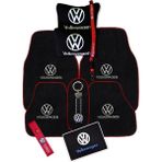Volkswagen Nakışlı Araç Oto Halı Paspas Volkswagen Siyah Polar Oto Yastık & Araç Aksesuar
