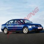 Volkswagen Passat 3B 1996-2005 Paslanmaz Çelik 6 Parça Krom Cam Çıtası