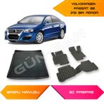 Volkswagen Passat B6 3D Havuzlu Paspas