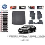 Volkswagen Passat B7 2013 Model 3D Bagaj Havuzu+4d Havuzlu Paspas Seti - Siyah