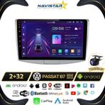Volkswagen Passat B7 2+64GB Android 13 Kablosuz Carplay 2010-2015 Navigasyon Multimedya Sistemi