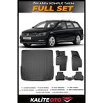 Volkswagen Passat B7 Variant Bagaj Havuzu+4.5d Havuzlu Paspas Seti 2014 Model - Siyah