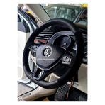 Volkswagen Passat B8 Alcantara Direksiyon Kılıfı Dikmeli Noktalı Nubuk Siyah 2015 ve Uyumlu