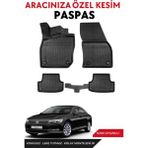 Volkswagen Passat B8 Sedan 2017 Model Araca Özel Havuzlu Paspas Takım - Siyah