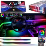 Volkswagen Passat B8 Uyumlu 64 Renk 210 Mod Animasyonlu Araç İçi Ambiyans Led Aydınlatma