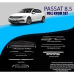 Volkswagen Passat Uyumlu B8.5 Krom Set (Cam Çerçeve.-Yan Kapı Çıt.-Difüzör Çıta-Ön Tampon Çıta.-Arka Tampon Çıt.-Far Çıtası.- Sis Far