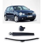 Volkswagen Polo 2002-2005 Arka Cam Silecek Kolu ve Süpürgesi Kapak Takım 6Q6955707C