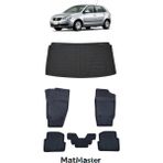 Volkswagen Polo 2004 Model 5d Premium Ekstra Havuzlu Paspas ve Bagaj Havuzu Set - Siyah