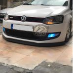 Volkswagen Polo 2009-2017 6r 6c Uyumlu H Lip Esnek Ön Lip 2 Parça Karlık Ön Ek Tampon Altı Dil