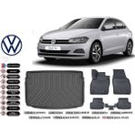 Volkswagen Polo 2017 Model Üst Bagaj Havuzu Araca Özel Siyah Extra Havuzlu Paspas Takımı