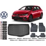 Volkswagen Polo 2024 Model Alt Bagaj Havuzu Araca Özel Siyah Extra Havuzlu Paspas Takımı