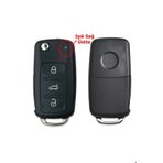 Volkswagen Polo 5 Golf 6 T6 Caddy Uyumlu UDS Anahtar Kabı Kumanda Kabı Oto Anahtarlık Pimli Logolu