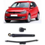 Volkswagen Polo 6r 2010-2017 Arka Cam Silecek Kolu ve Süpürgesi Kapak Takım 6R6955707B