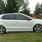 Volkswagen Polo 6R 2010 - 2017 Yan Marşpiyel Seti (Plastik)