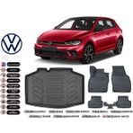 Volkswagen Polo Impression 2023 Model Bagaj Havuzu Araca Özel Siyah Ekstra Havuzlu Paspas Takımı