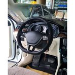 Volkswagen Polo Uyumludur Alcantara Direksiyon Kilifi Dikmeli Noktali Nubuk Siyah 2017 Ve Sonrasi