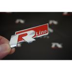 Volkswagen R Line Ön Panjur Izgara Vidalı 3d Krom Metal Logo