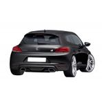 Volkswagen Scirocco (2009-2014) Caractere Arka Tampon Eki - Difüzör (plastik)
