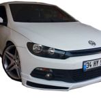 Volkswagen Scirocco 2009 - 2014 JE Design Ön Tampon Ek (Plastik)