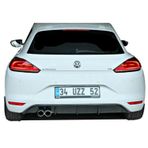 Volkswagen Scirocco (2015-2017) Arka Tampon Eki - Difüzör (plastik)