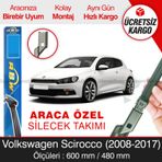 Volkswagen Scirocco RBW 2008-2017 Muz Silecek Takımı